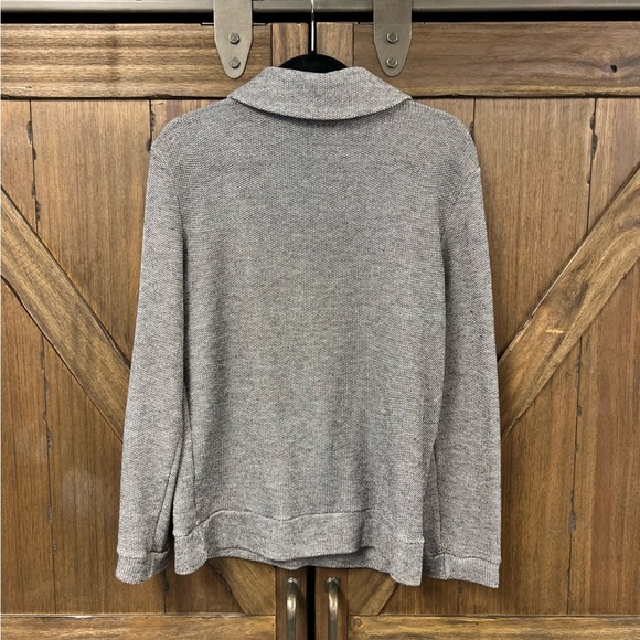 Marine Layer Shawl Button Up Knit Sweater Casual Pullover Gray Size Small - Picture 3 of 6
